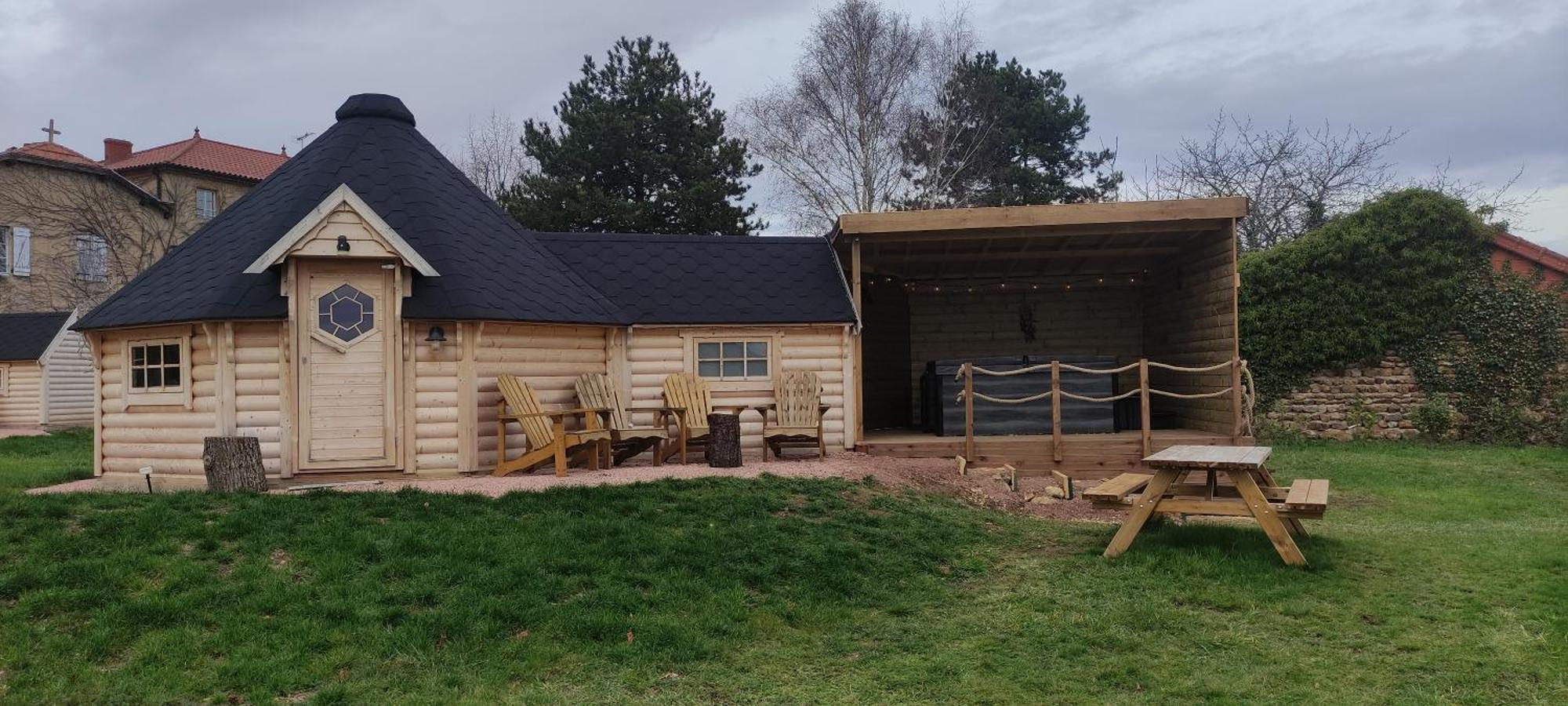 Les Cabanes Du Grand Nord Pradines  Luaran gambar