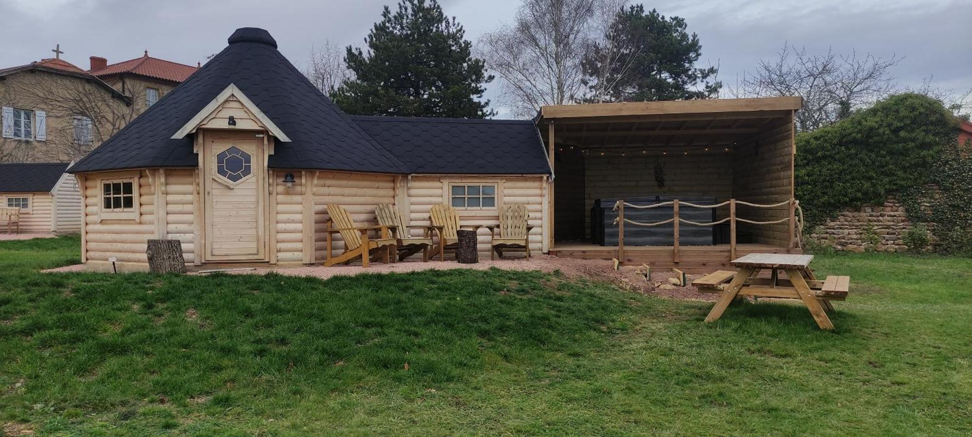 Les Cabanes Du Grand Nord Pradines  Luaran gambar